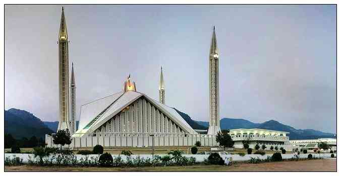 巴基斯坦十大景点：费萨尔清真寺