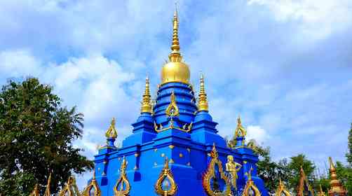 泰国寺庙有多美？不可错过的白庙、黑庙、蓝庙三座庙