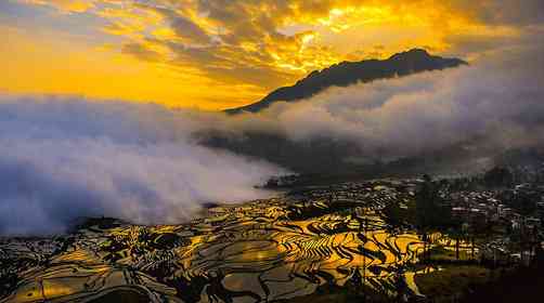 元阳梯田暴雨引发滑坡，老虎嘴景区被迫关闭