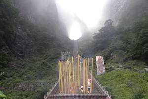 张家界天门山一日游（天门山天门洞，土家风情园自由行）